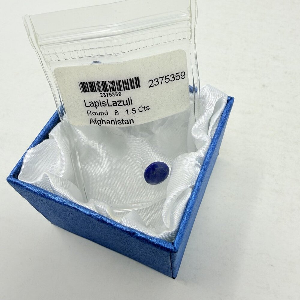 Shop LC Blue Lapis Lazuli Round Shape 8mm Loose Gemstone for Jewelry Making 5378
